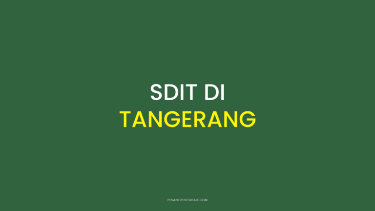 SDIT di Tangerang
