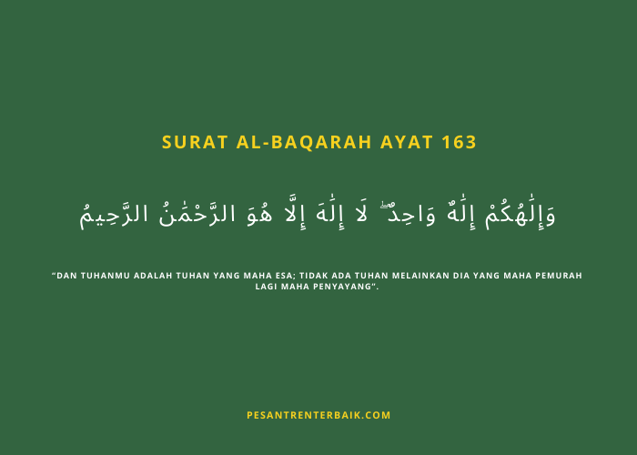 Surat Al-Baqarah Ayat 163
