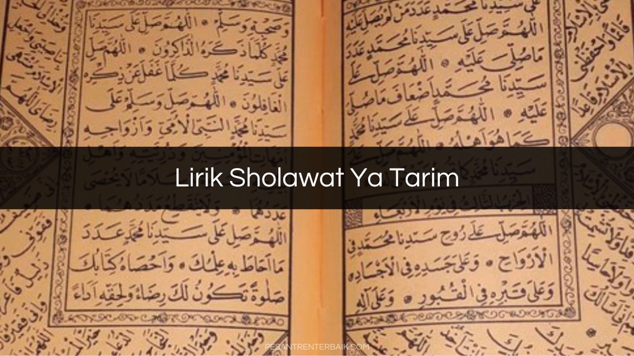 Lirik Sholawat Ya Tarim